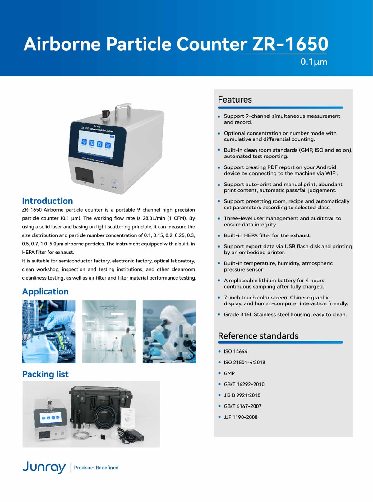 Partikelräknare ZR-1650